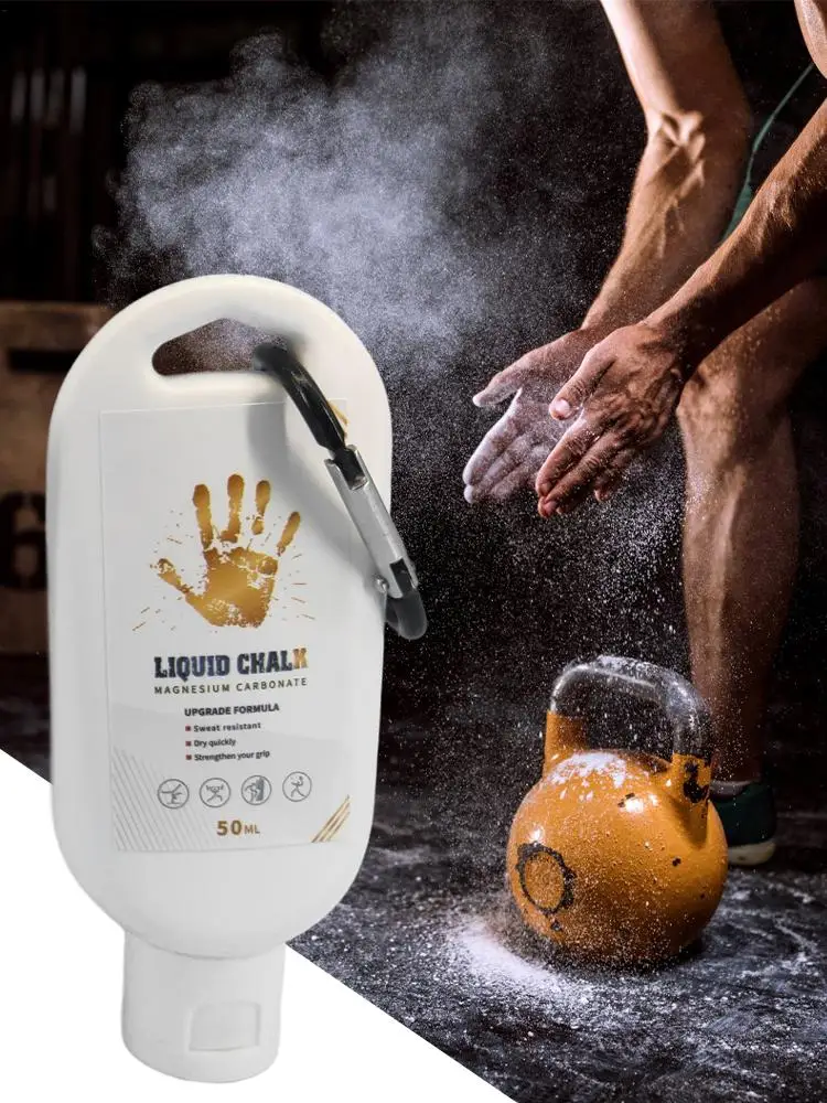 Liquid Chalk 100ml/50ml Set Professional Anti-Slip Magnesium Powder for Rock Climbing Weightlifting Strong Grip