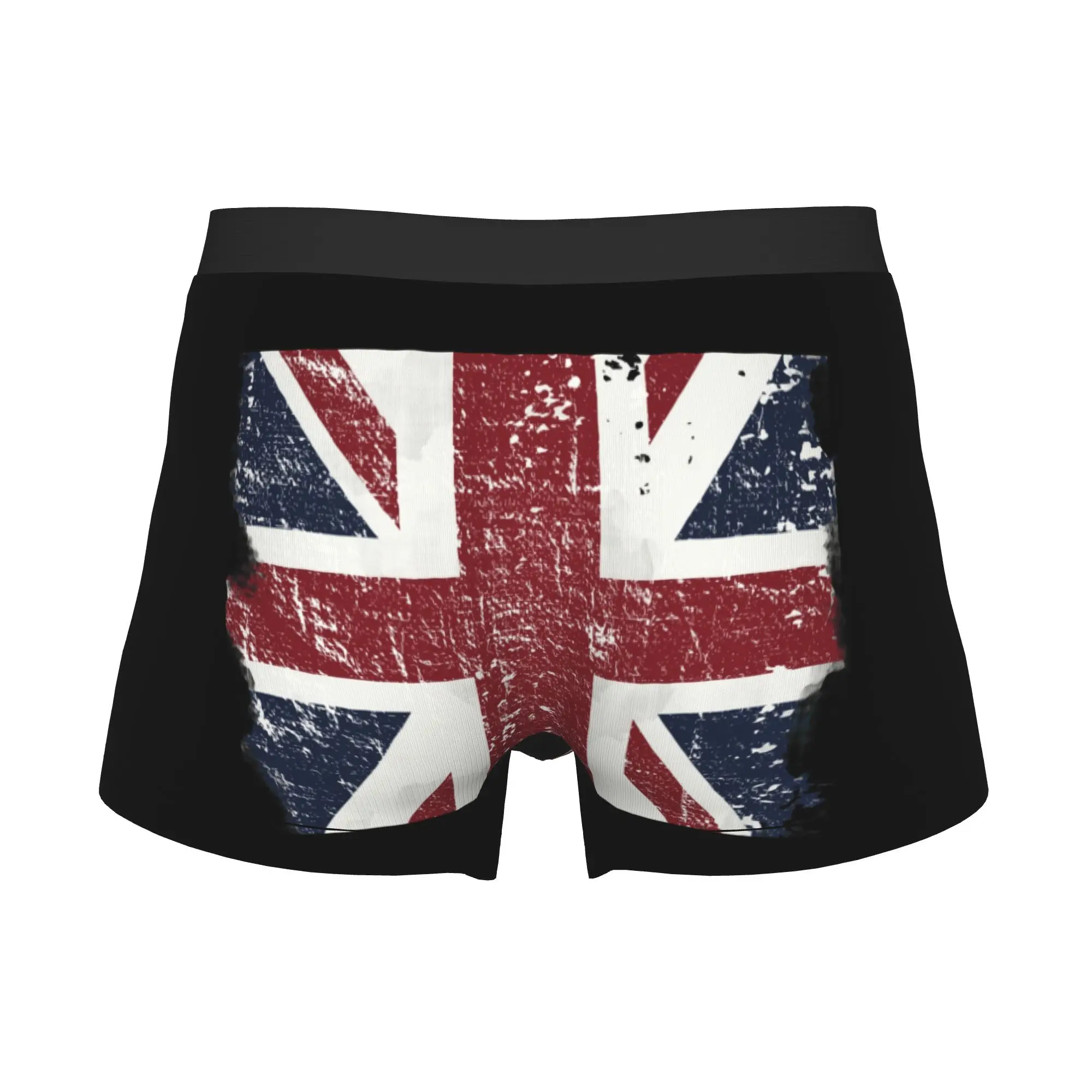 British Flag Boxers Shorts Men Union Jack UK United Kingdom Briefs Underwear Cool Underpants