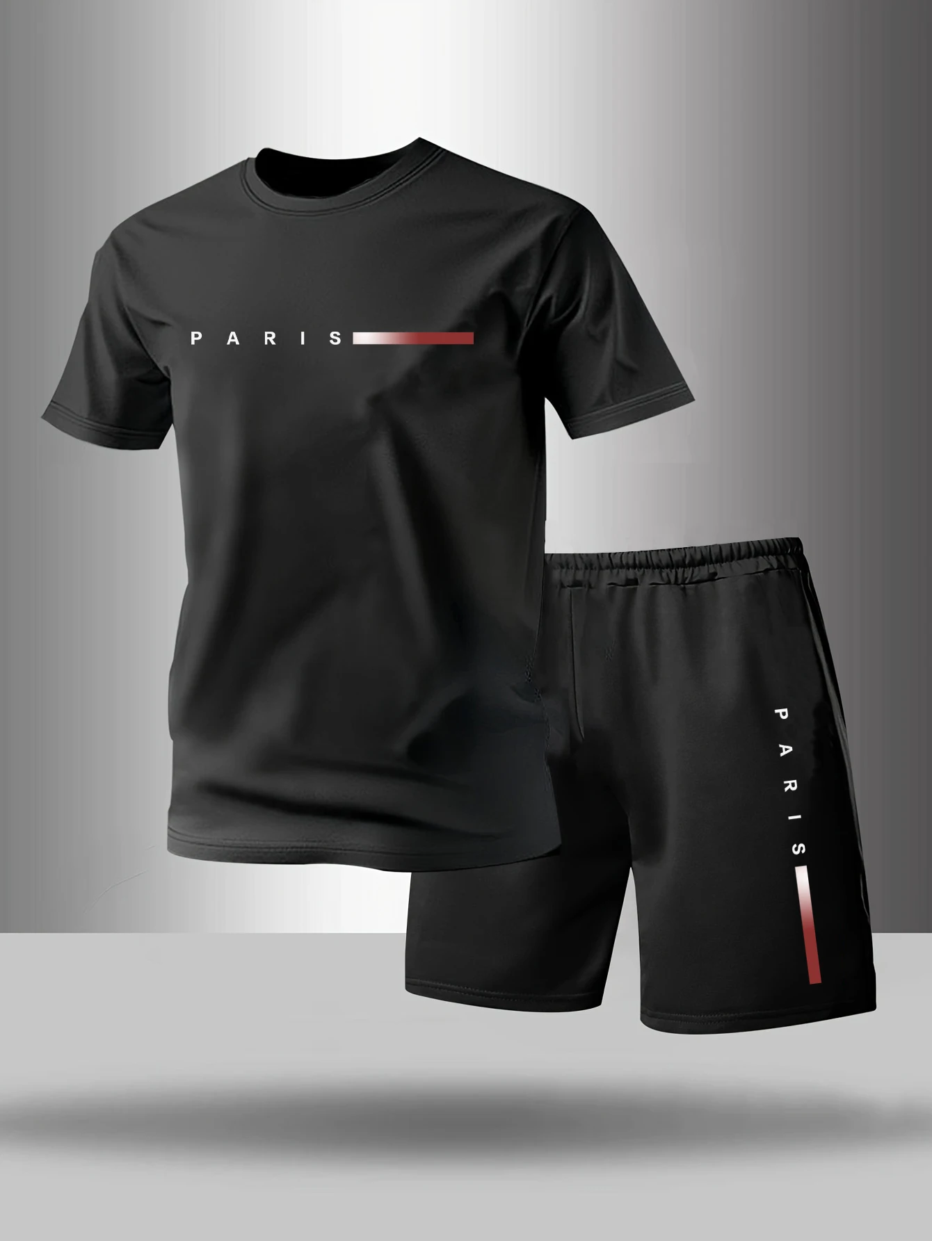 

Мужской комплект пижамы из двух предметов для весны, лета, осени и зимы: модные шорты с коротким рукавом и буквенным принтом, домашний костюм.