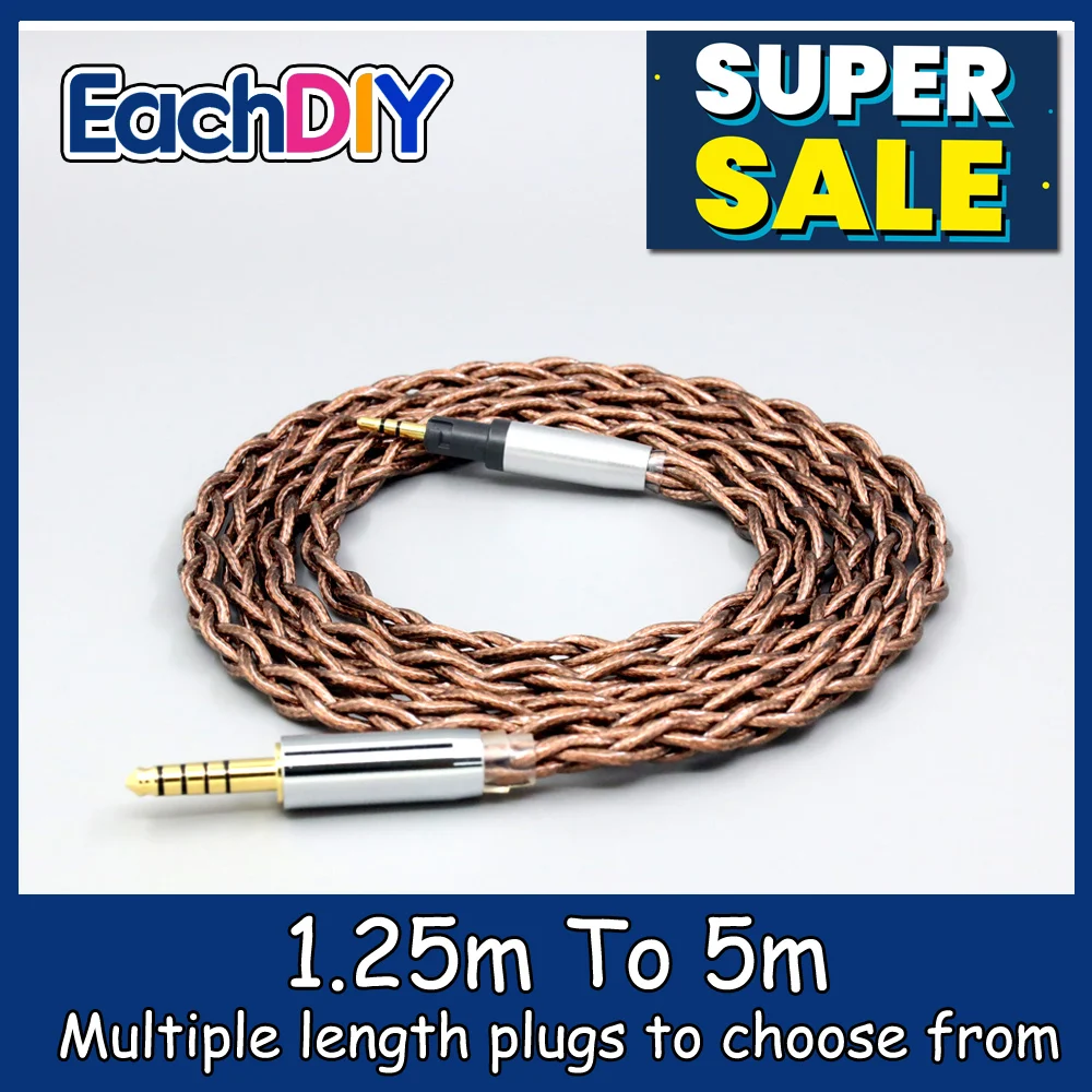 

99% 24k Gold 7n Pure Silver Graphene Shield Earphone Cable For Austrian Audio Hi-X15 Hi-X65 Hi-X50 X55 Headphones LN008556