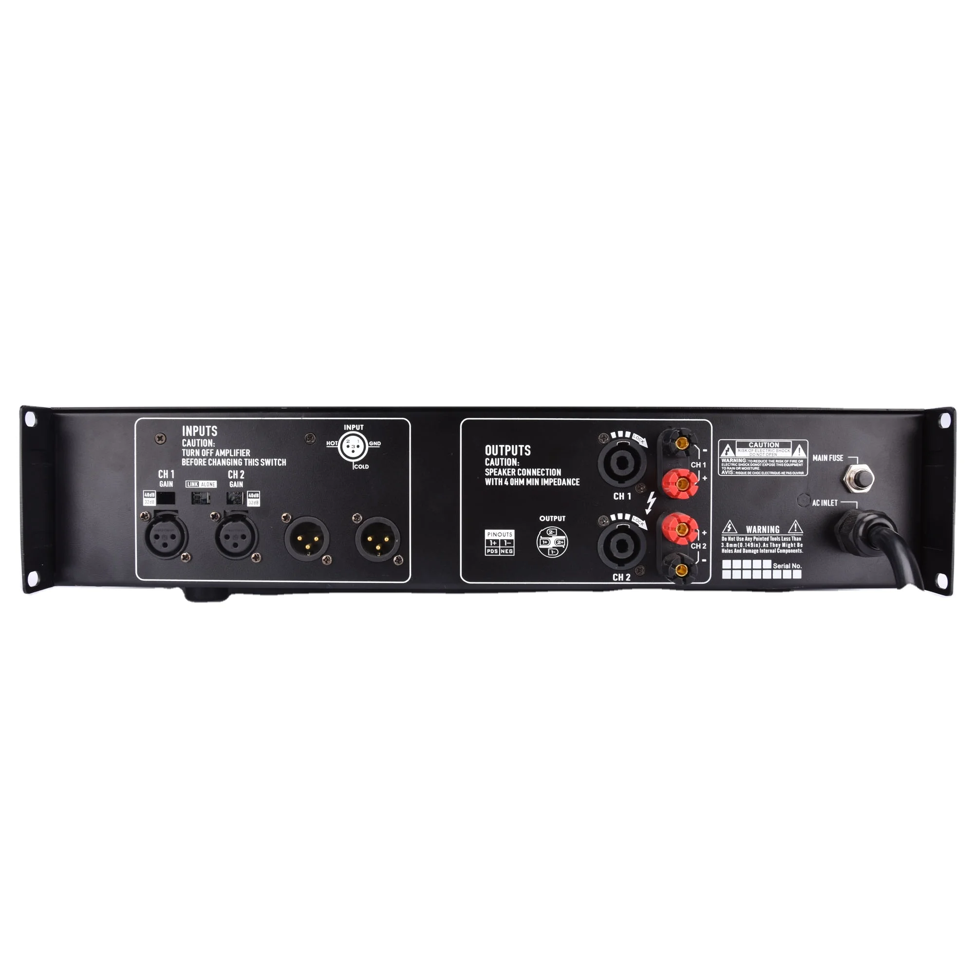 NB1500 Dual Channel High Power Amplifier Professional Class Td Power Amplifier 5000 Watts Amplifiers