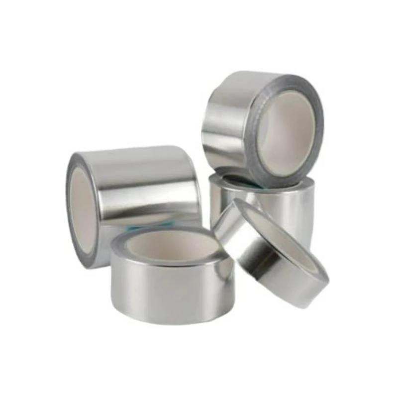 Thick 0.06/0.08/0.1/0.15mm High Temperature Resistant Aluminum Foil Tape Waterproof and Oil-proof Flame-retardant Hand-tearable