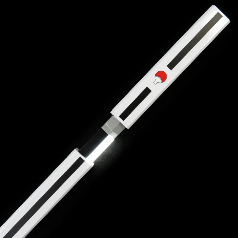 100CM Naruto 1:1 Cosplay Uchiha Sasuke Lightsaber Sword of Kusanagi ABS Led Weapon Comic Exhibition Props Collectible Toys Boys