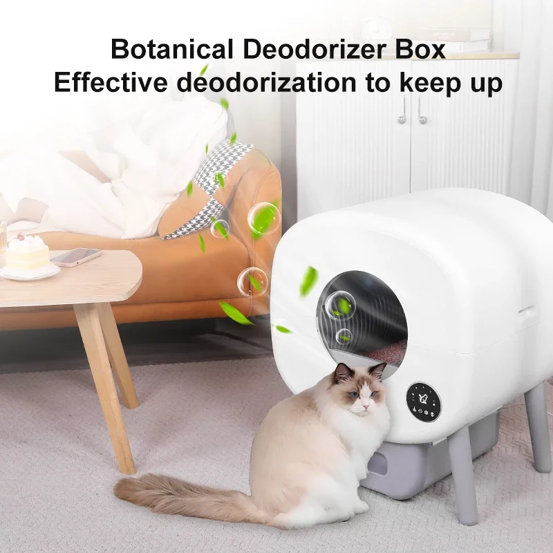 Pet Products Supplier App Control Intelligent Smart Self Cleaning Ltter Box for Cats Automatic Cat Toilet Itter Box