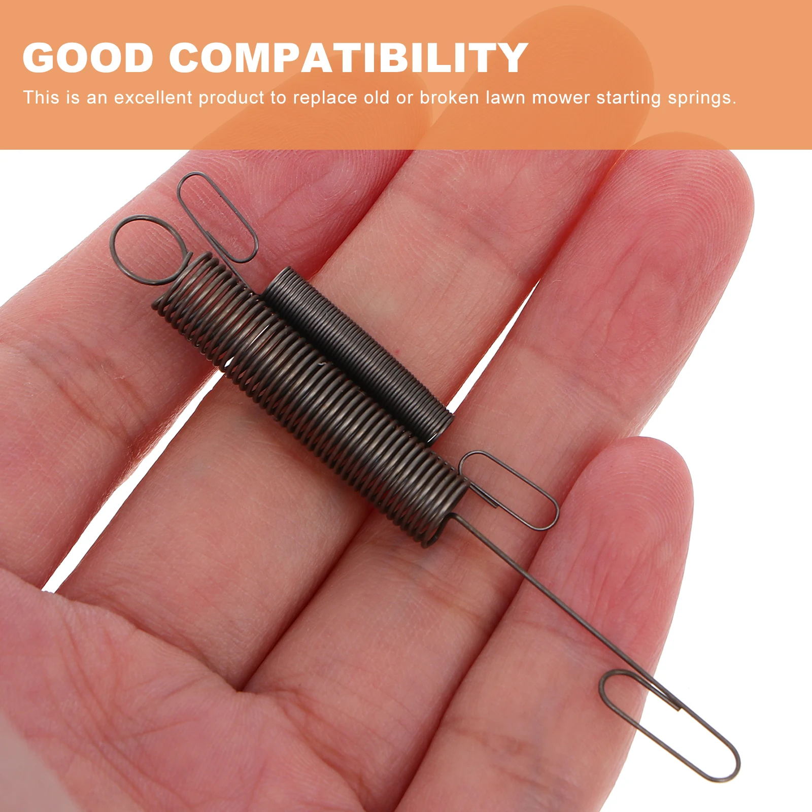 

4Pcs Starter Spring Steel Replacement for Lawn Mower Brush Engines Springs Garden Trimmer Durable Long Life Quality