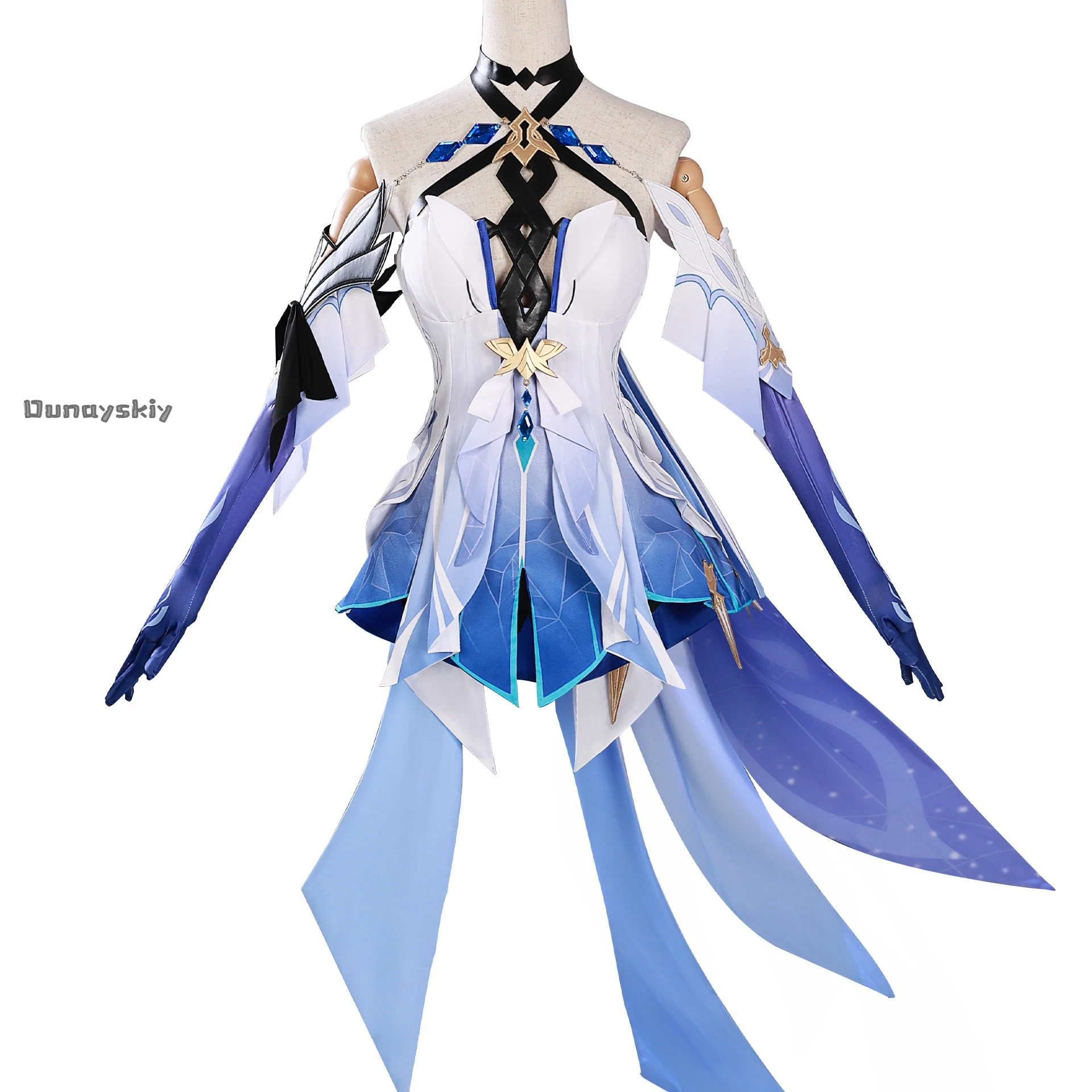 Du Ss St @ Genshin Impact Scarlett Abyss Star Disfraz de cosplay Traje de juego de rol de anime. Traje de juego de rol de diseño sexy Navidad