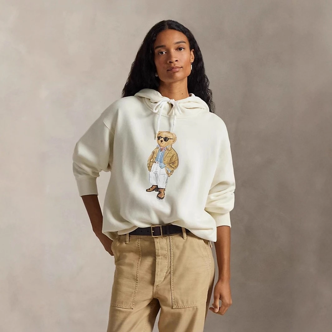 

2025 Winter Graphic Print Hoodie Cotton Blend Pullover Street Fashion Soft Comfortable Thermal Sweatshirt Daily Wear