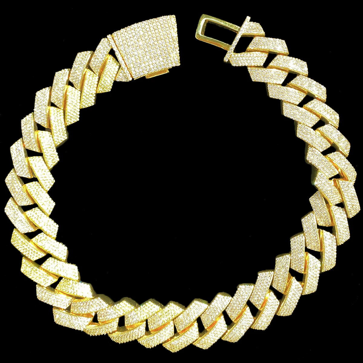 Męski naszyjnik hip-hopowy Aok – Cuban Link Chain 12Mm recenzja i cena
