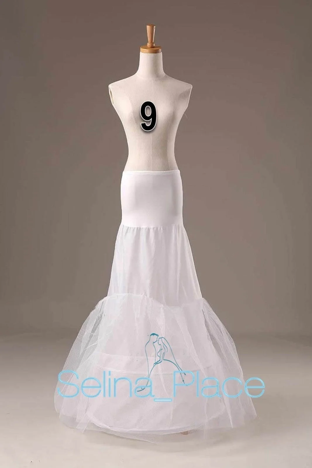 12 stili bianco A Line/Hoop/Hoopless/Short Crinoline sottoveste/slip/sottogonna