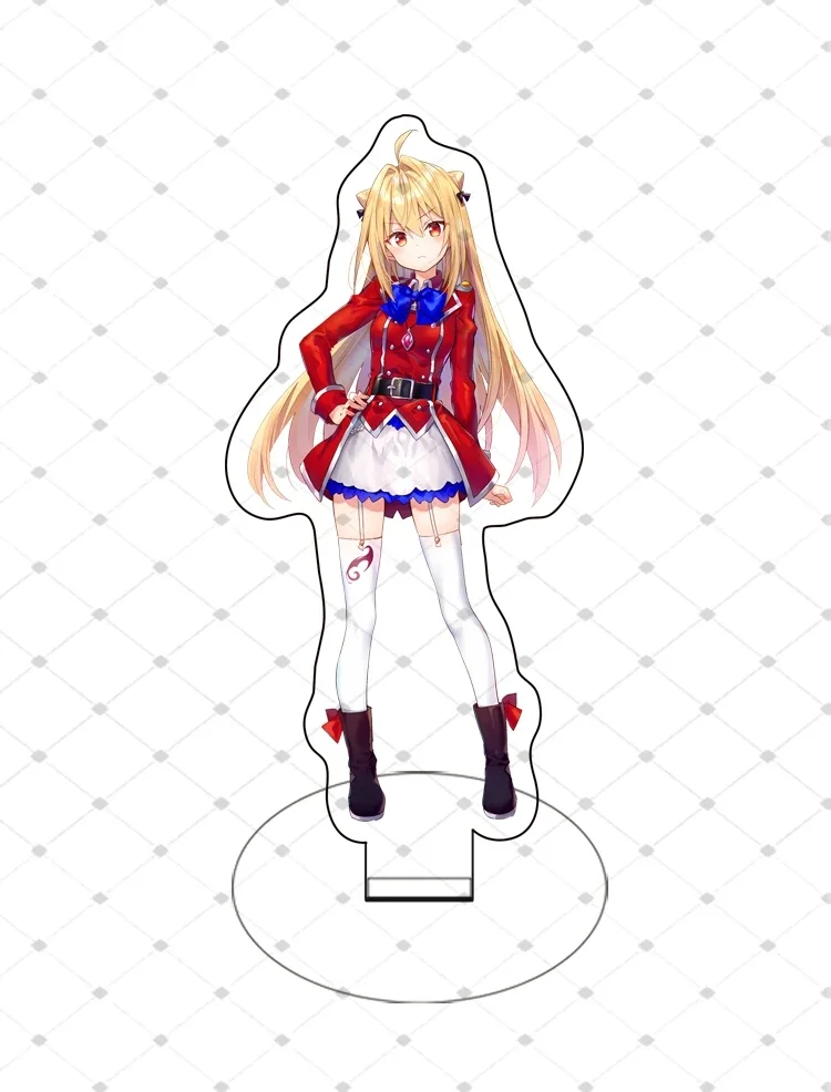 NEW Anime Desktop Decor Cosplay Hikikomari Kyuuketsuki no Monmon Gandesblood Terakomari Villhaze Acrylic Stand Model Plate Gift