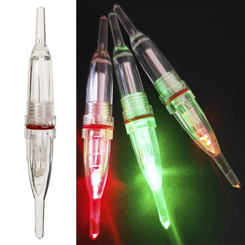 Electronic Light Bar Night Fishing Mini Pointed Waterproof Fish Lure Float Light 250m UnderwaterFish Gathering Glow Lamp