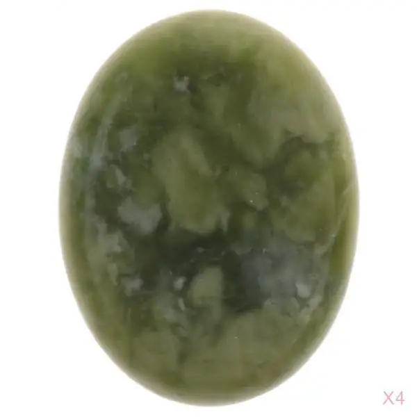 Hot Spa Stone Kit Olive Jade Massage Device Body Facial Tool for Sensitive Areas and Deep Relaxation