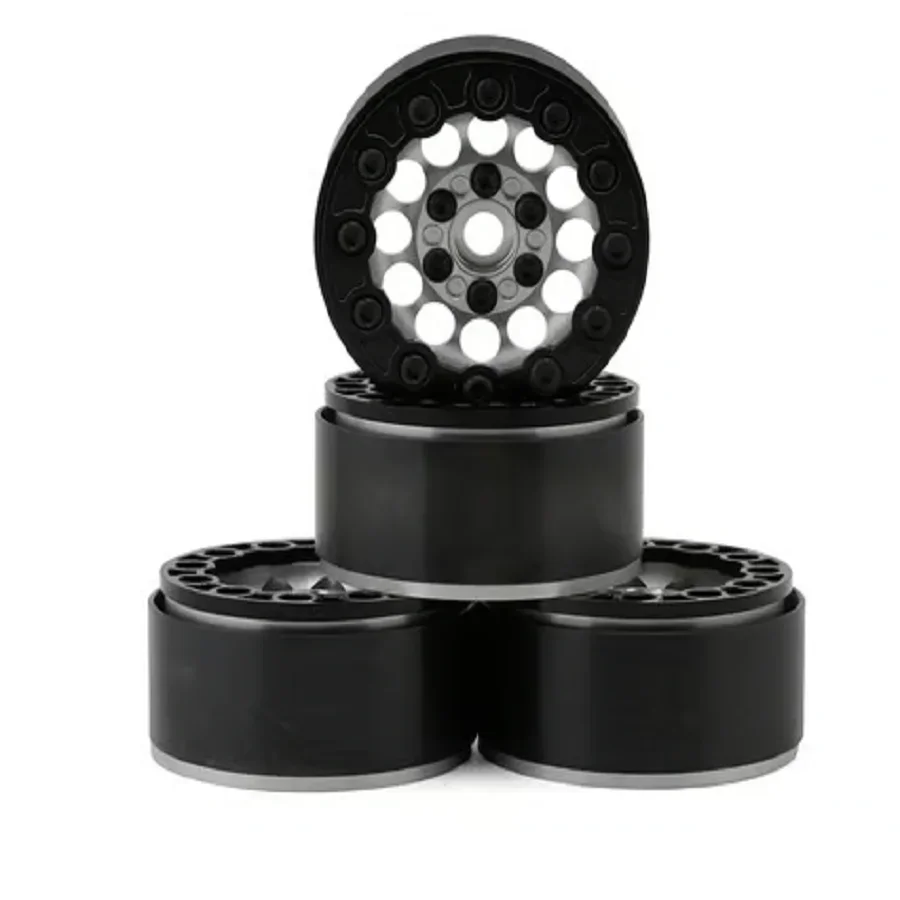 

JConcepts Quick Draw 2.0" Bead-Loc Crawler Wheels (4) (Silver/Black)