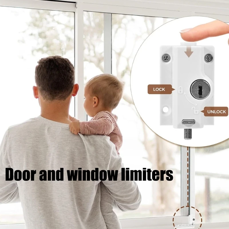 1 pc Meerdere positie Vensterbeperkers Kindervrije veiligheidsapparatuur Instanten Setups 37JD