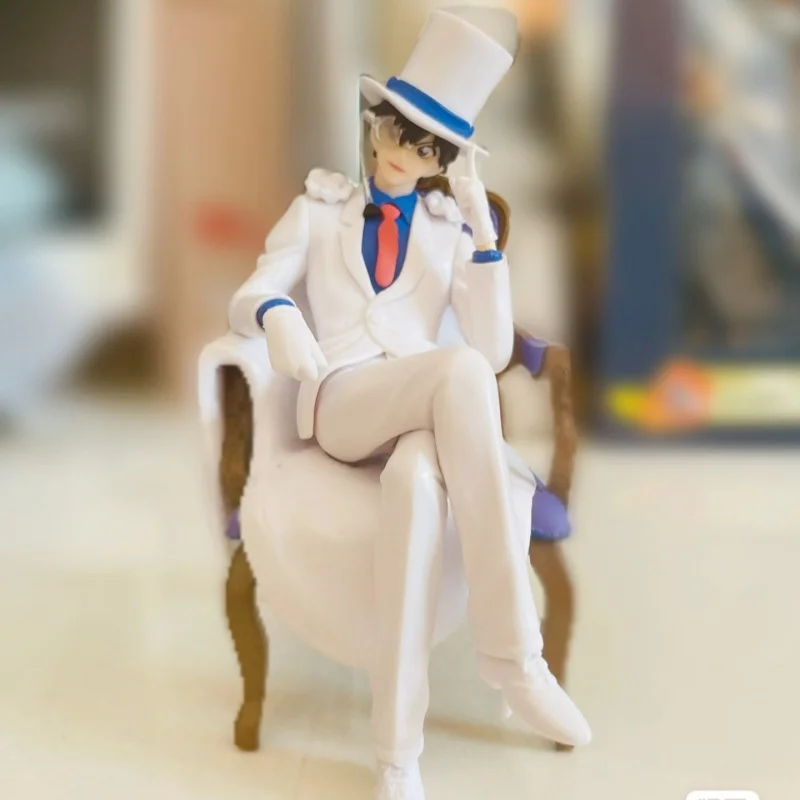 New Sega Famous Detective Conan Edogawa Aristocrat Master Strange Kuroba Kaito Kid Toy Garage Kit Desktop Collection