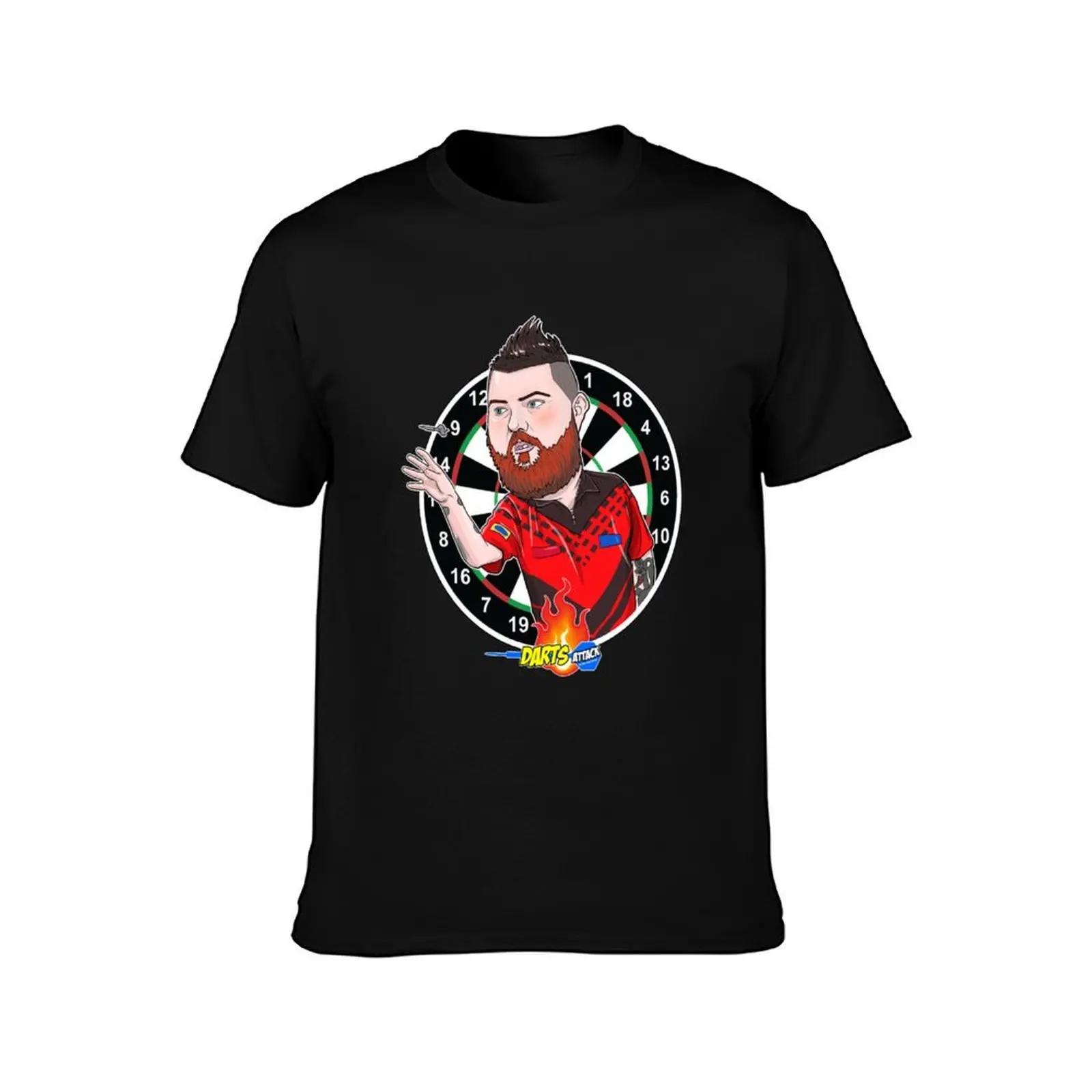 Caricatura Michael Smith by Darts Attack T-Shirt man t shirts for men man t shirts cotton T-Shirt