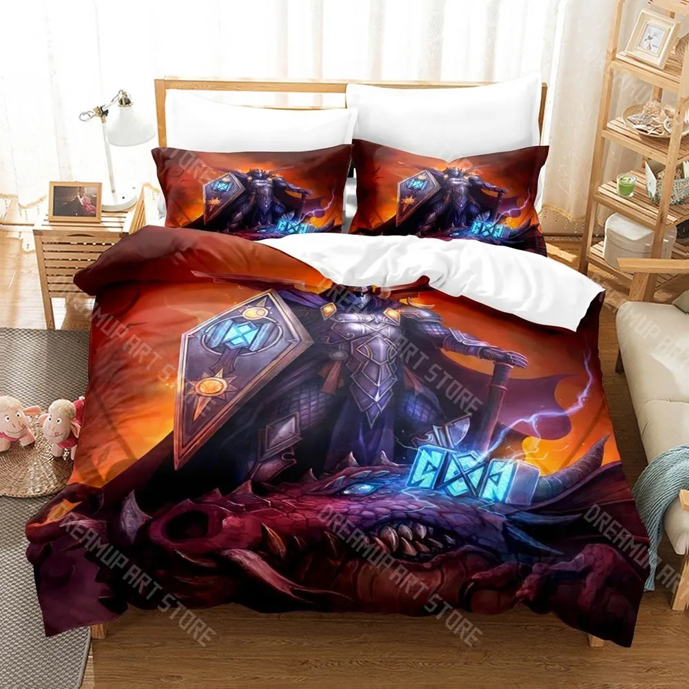 3D Printed Hammerfall Band Bedding Set for Boys Girls Duvet Cover Pillowcase Twin Queen King Full Single Double Sizes