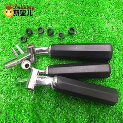 1PCS Guangshen Stainless Steel Ice Cream Machine Valve Handle, Rubber Lever, Compatible with Spaceman Ice Cream Machine Parts