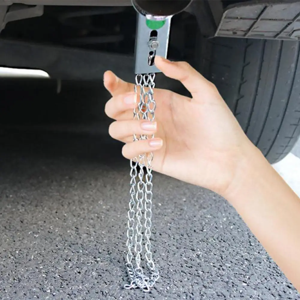 39cm Car Warning Strip Firm Buckle Wear-resistant Multifunctional Pull-out Adjustable Portable Eliminate Static Electricity