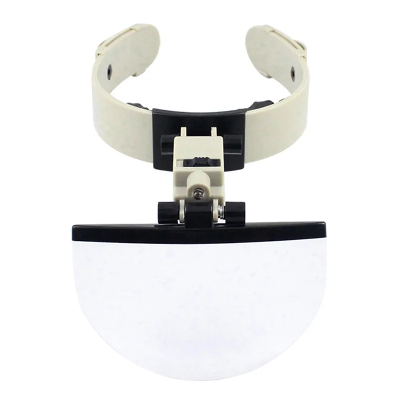 

【Rushed】2Set Headband Magnifier Eye Glasses Magnifying With Led Lights Loupe Four Sets Of Multiple Lens Head Mounted
