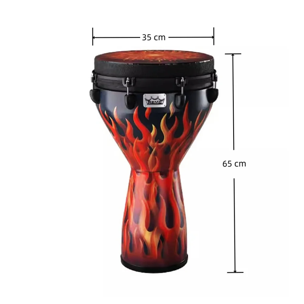 

DJ-0014 14 Inch High Quality African Djembe Adults' Goatskin Headed Drum on Sale