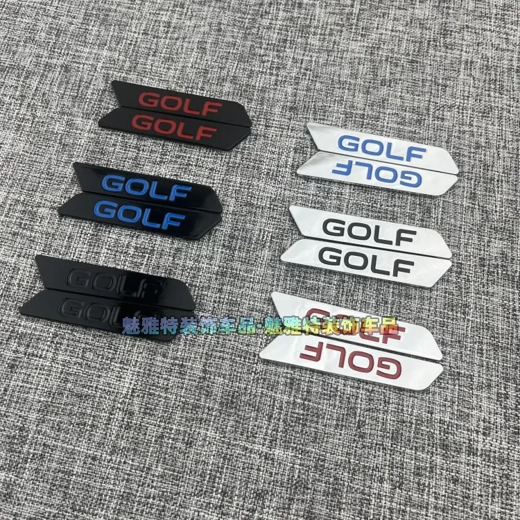 لفولكس واجن سيارة الجانب شعار شارة ملصق جولف 5 6 7 8 بولو باسات شيروكو جيتا بيتل تيجوان MK7 CC Magotan الديكور
