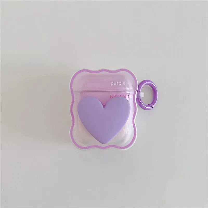 3DシリコンAirPods1/2 Proケース,Appleイヤホン用ケース,トレンディなデザイン,充電ボックス付き