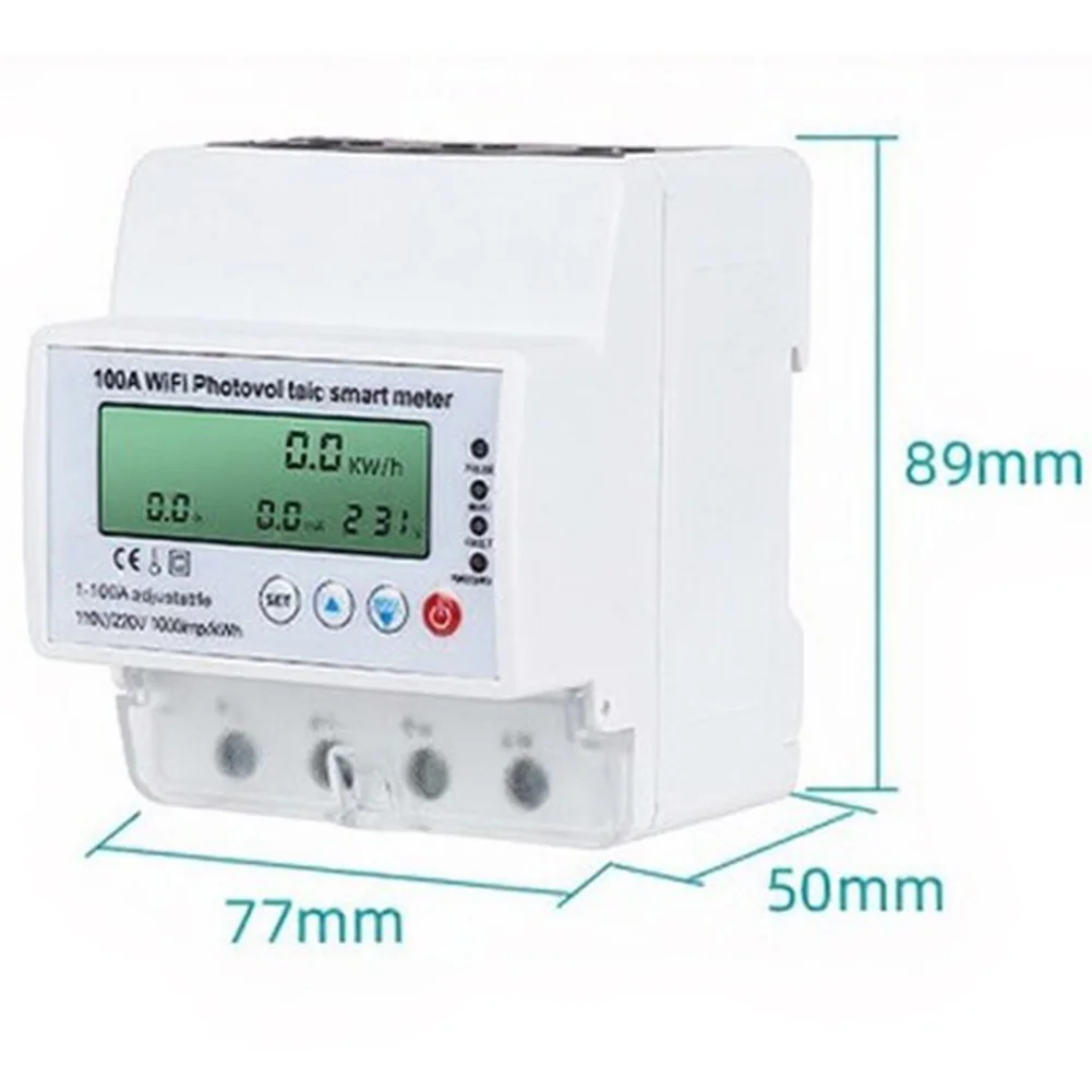 100A WiFi Connected Smart Reclosing Device for PV Energy Monitoring and Over-Under Voltage Protection Features