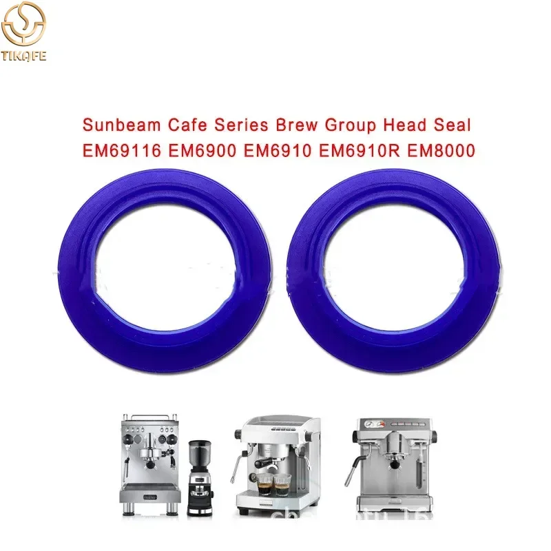 58mm Silicone Steam Ring, Grouphead Gasket Replacement Part for  For Sunbeam EM69116 EM6900 Espresso Machines Cafe Accesorries