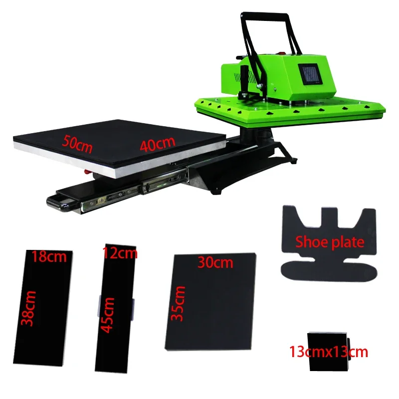 High pressure Swing Away Heat Press Machine Slide Out 6lN1 Digital Heat Press Transfer Sublimation Machine