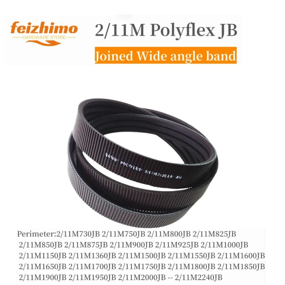 

11M Polyflex JB Joined Wide angle band 2/11M730JB 2/11M750JB 2/11M800JB 2/11M825JB 2/11M850JB 2/11M875JB 2/11M900JB -2/11M2240JB