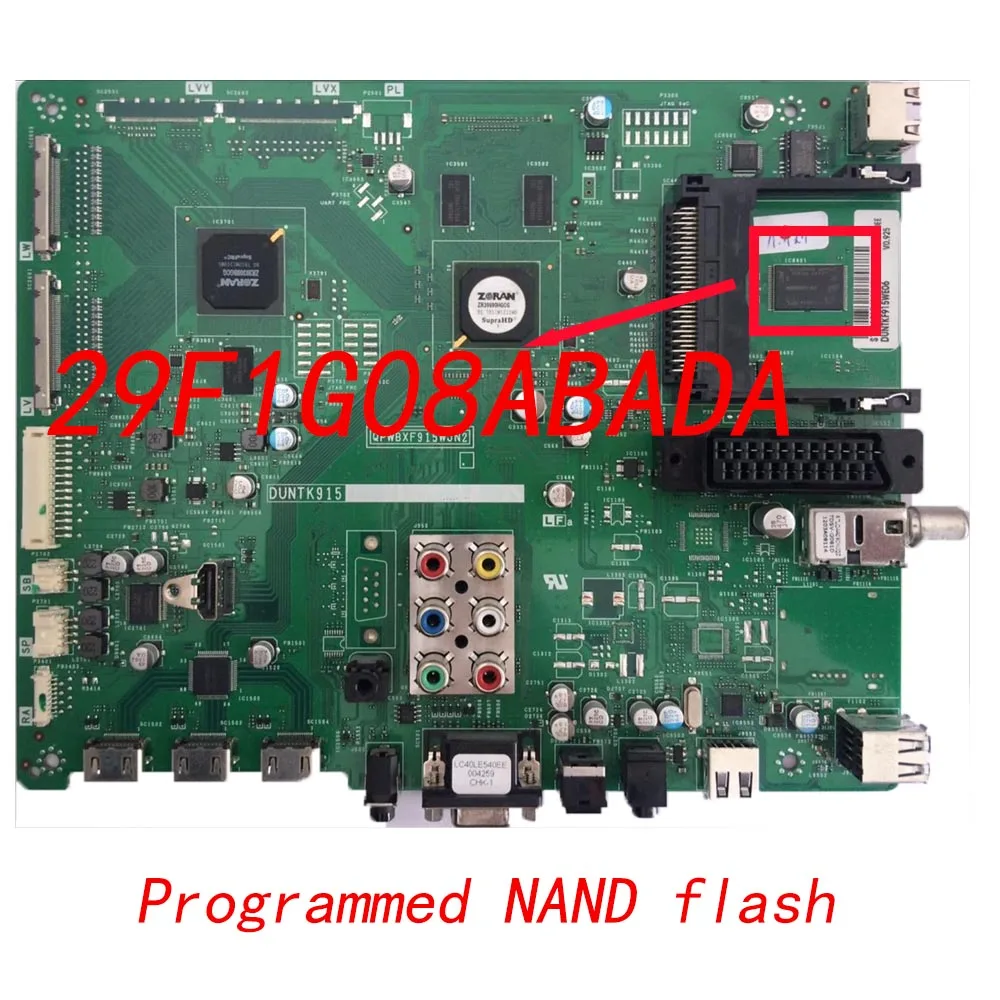 Zaprogramowany NAND flash 29 f1g08abada dla LC-40LE540E LC-46LE540E DUNTK915