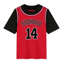 2024 Popular Anime Slam Dunk T-shirts Male 3D Printed Men Women Summer O-Neck Sportswear Street Cosplay Manga Tees Tops Clothing