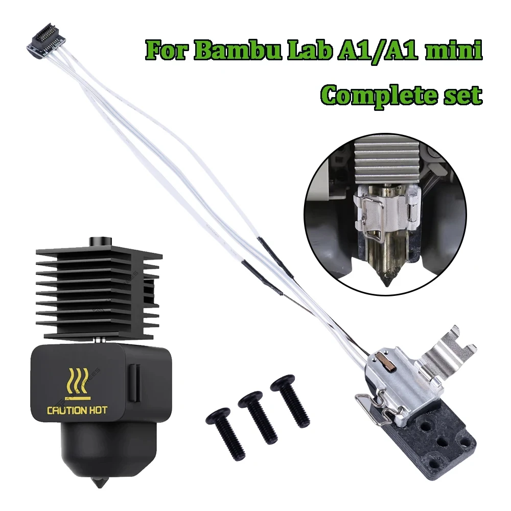 

Upgrade Hotend Kit For Bambu Lab A1/A1mini Hotend Mounting Heating Assembly For Bambu Lab A1 Bambulab A1 Mini Accessories