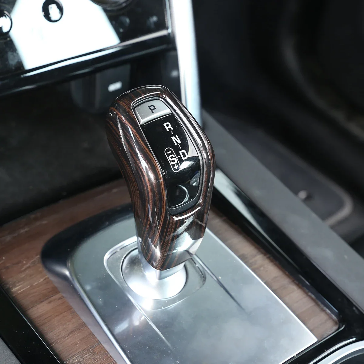 

For Land Rover Range Rover Sport RR Sport 2018-21 ABS Carbon Fiber Car Gear Shift Head Frame Cover Trim Sticker Car Accessories