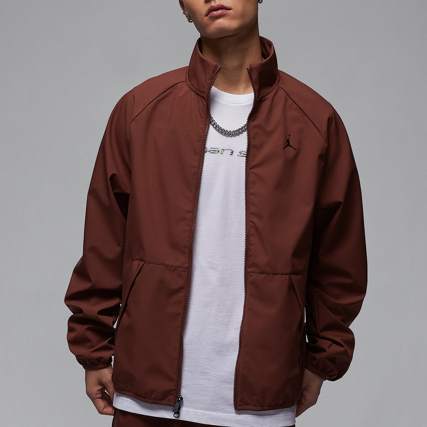 

Nike genuine JORDAN Men's Woven Stand-collar Sports Jacket HF9886-231