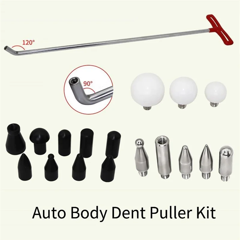Practical Car Repair Tool Dent Puller Auto Body Dent Puller Kit Stable Dent Removal With High Hardness Grip For Car Supplies