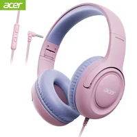 Acer HK03 auriculares con cable para niños para la escuela 85/94dB limitador de volumen conector de 3,5mm auriculares de sonido estéreo plegables para niñas regalos para niños