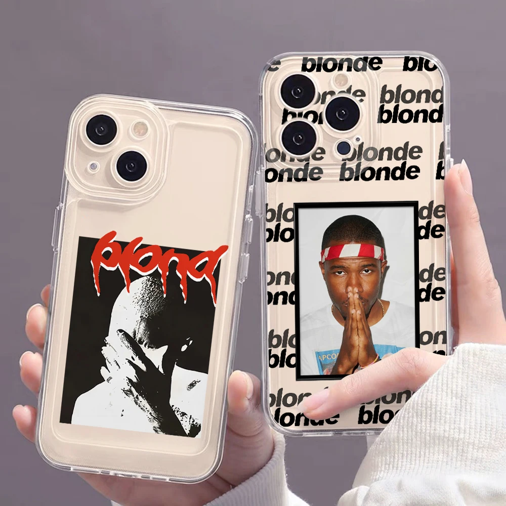 Rap Frank Blond Oceans Phone Case for Xiaomi Redmi Note 13 12 11 11S 10 10S 9 9S 8 Pro Plus 13C 12C 10C 4G 5G Clear Cover Funda