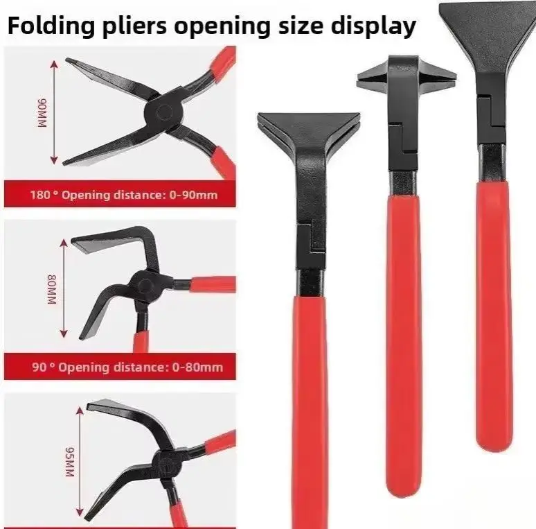 

Professional Hand Seamers Sheet Metal Tools 45° 90° Straight Jaw Bending Pliers for Flattening Metal HVAC Roofing Tools