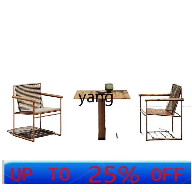 

LMMOutdoor Balcony Long Table Hotel B & B Rattan Sofa Waterproof Aluminum Alloy