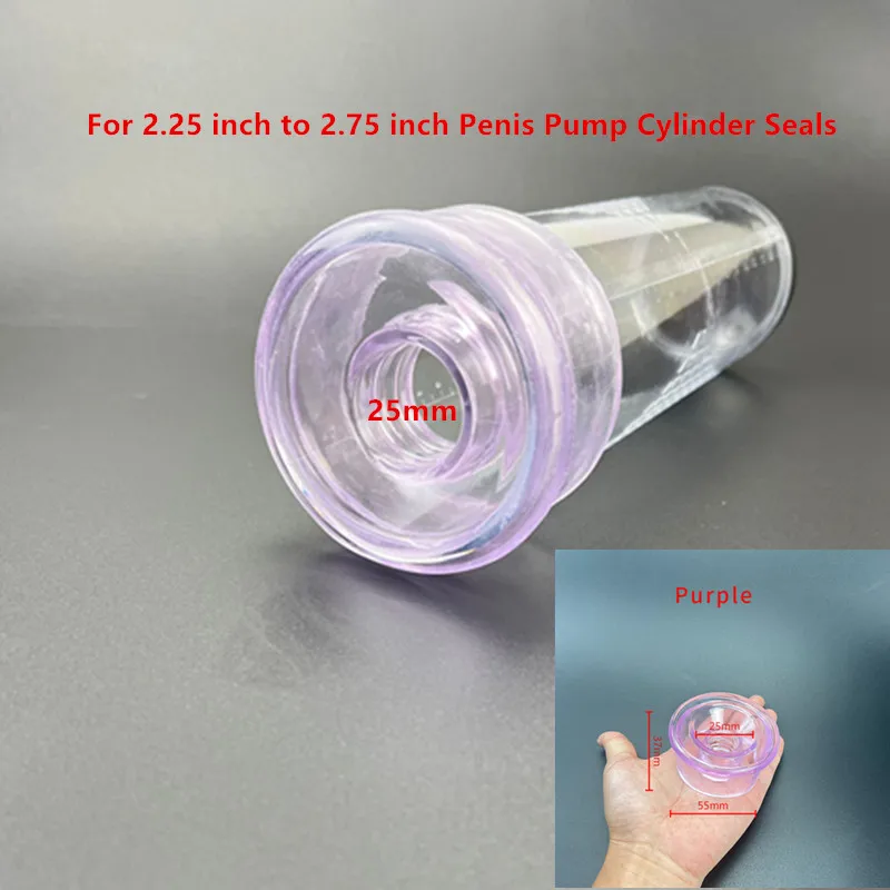 Medium Penis Pump Replacment Silicone Sleeves for Penis Pump Cylinder Seals Sleeve Soft 2.25 to 2.75 Inch