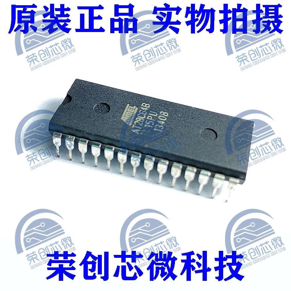 2pcs/lot AT28C64B AT28C64 28C64 AT28C64B-15PU AT28C64B-15P DIP-28 In Stock