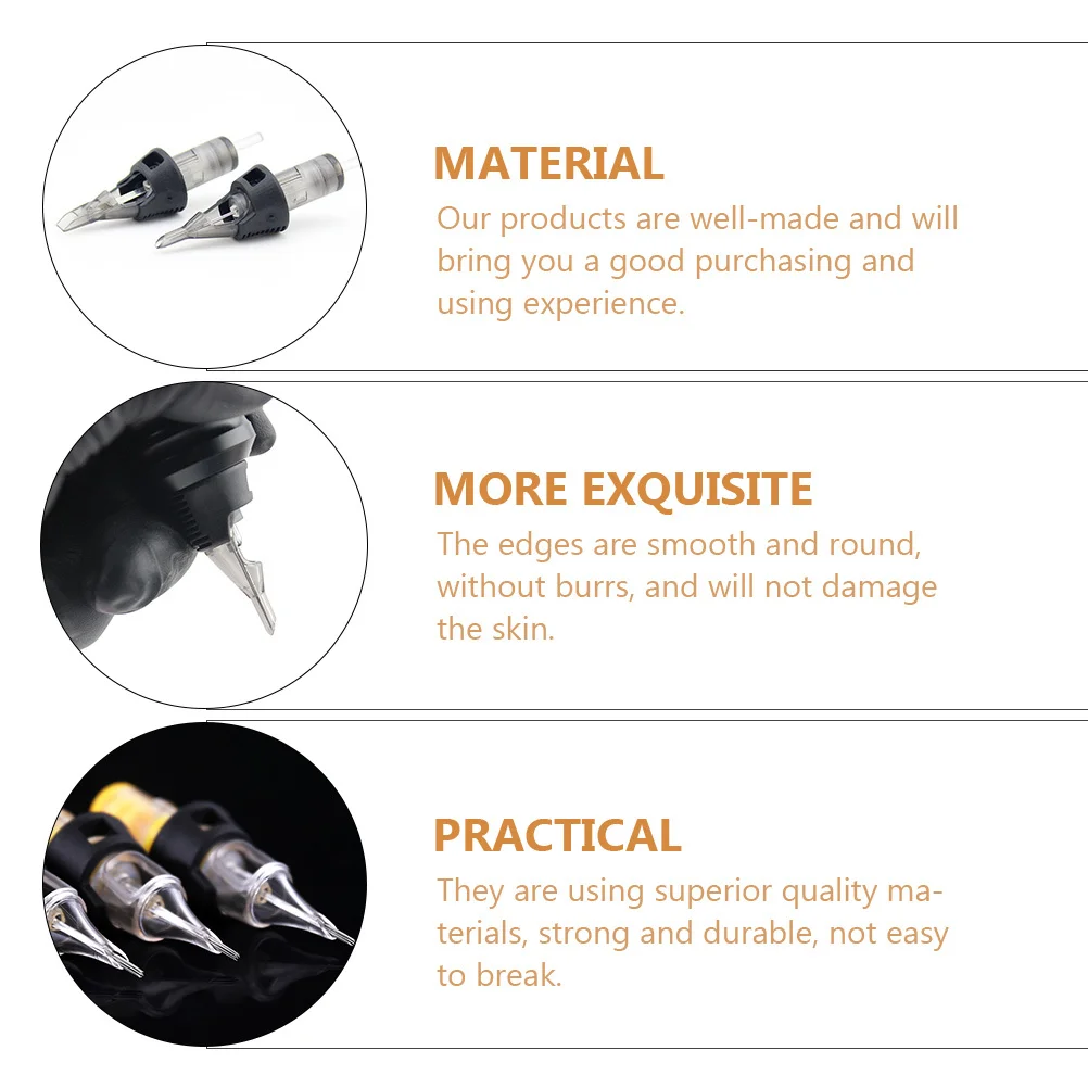 50 قطعة حلقات إبرة الوشم قوي مواد ذات جودة عالية أدوات الوشم ملحق حلقات إبرة الوشم دوائر الوشم