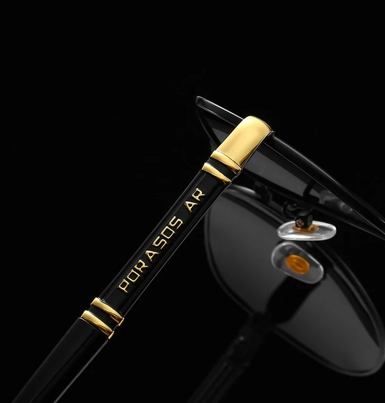 Polarisierte Herren-Sonnenbrille, Flieger-Sonnenbrille für Männer und Frauen, Metallrahmen-Brille für Reisen, Surfen, Fahren, Angeln, UV400 – Detail 2