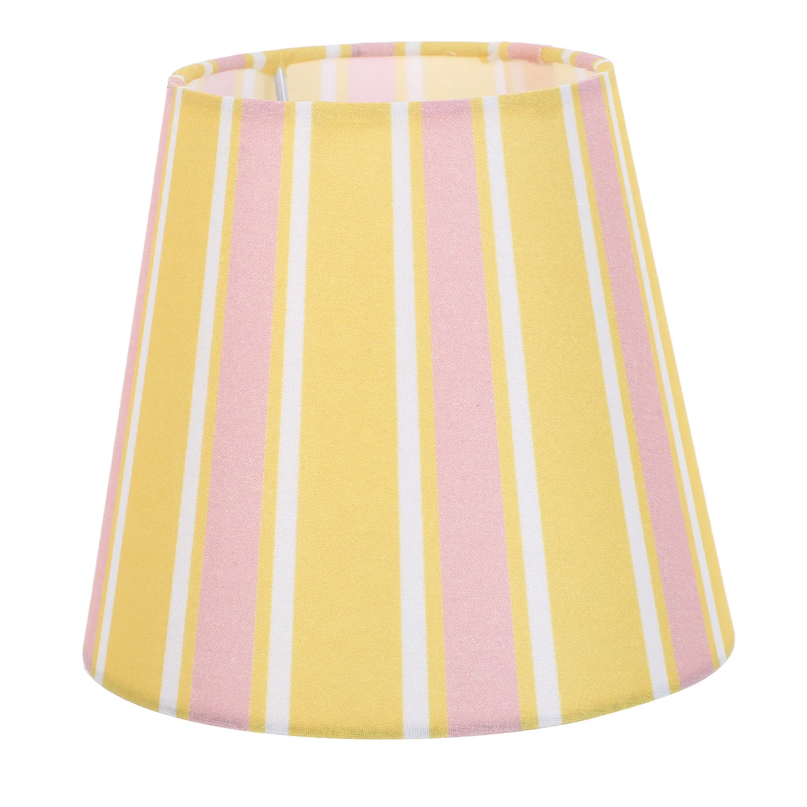 Bell Lamp Shade X 6 Bottom X 5 High Modern Vertical Stripe Fabric Lampshade Replacement Small Table Bedside Lamp Soft