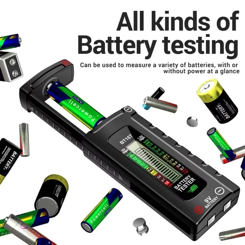 Lightweight Digital Battery Tester Checkers For Accurate Power Measurement Tool