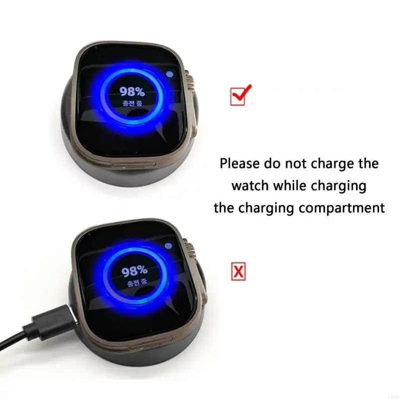 Smart Watch Magnetic Charging Cable Power Bank for DW99/CDS9/CD99/JC01/JC02/JC02PRO/VP600/H18/H19 Android Smartwatch - Image 3