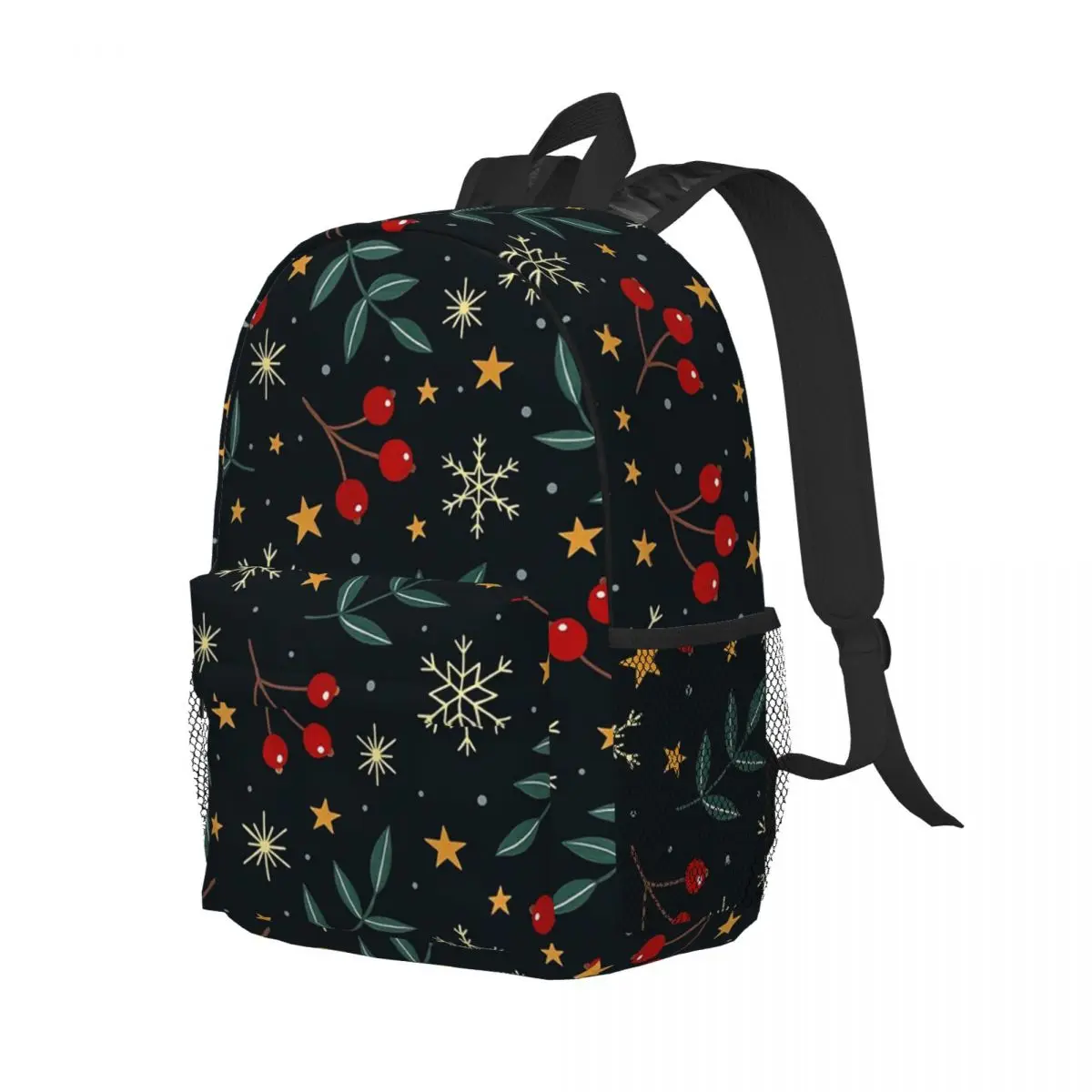 Mochilas escolares de magia de inverno para meninos e meninas, mochila casual para estudantes, mochila para laptop de grande capacidade