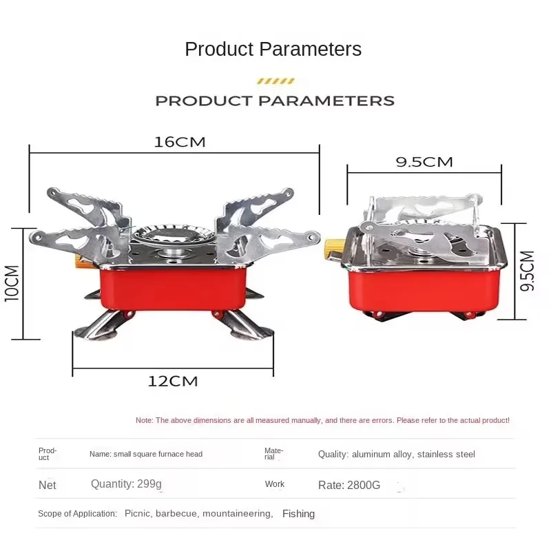 NEW Portable Stove Camping Foldable Windproof Outdoor Gas Tank Stove for Backpacking Camping Hiking Picnic Camping Burner